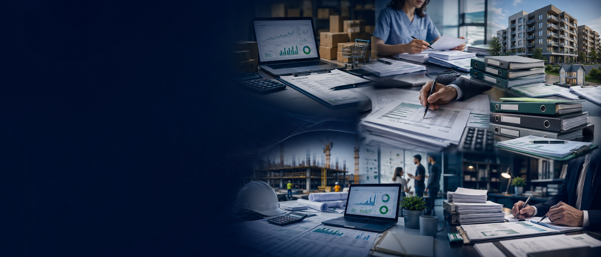 Accounting support for ecommerce, property management, construction and professional firms